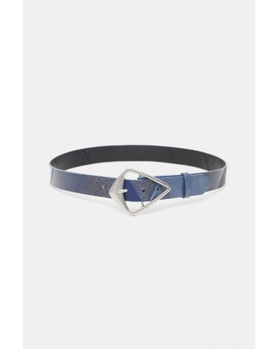 CEINTURE SIMILI CUIR PATCH