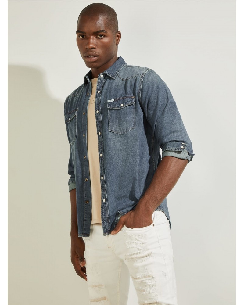 CHEMISE WESTERN EN JEAN