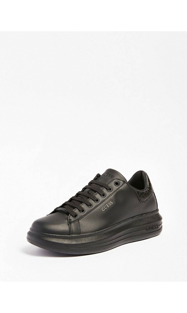 SNEAKER VIBO CUIR MELANGE