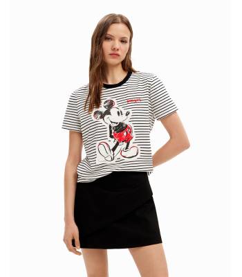 T-SHIRT RAYURES MICKEY MOUSE