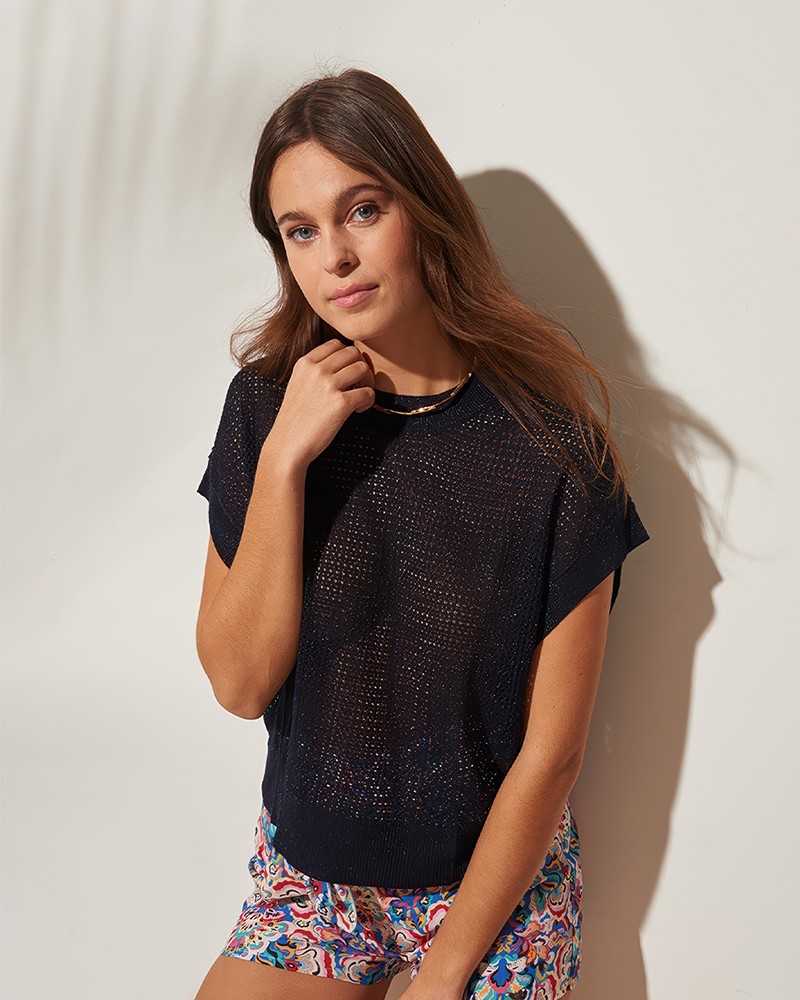 PULL SANS MANCHES EN...