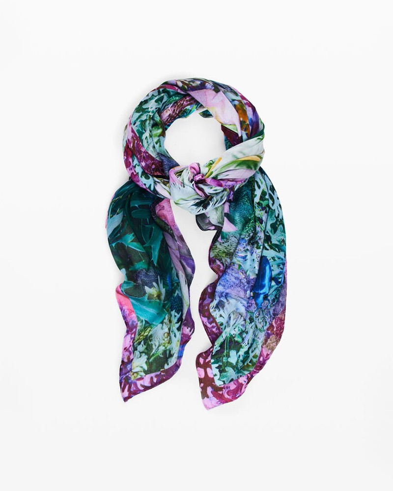 FOULARD RECTANGULAIRE GARDEN